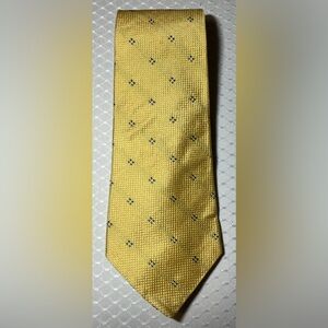 Tommy Hilfiger Yellow Patterned Tie